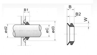 Подшипник Манжеты V – образные Манжета 45 VS (40x50x13) по выгодным ценам Орёл