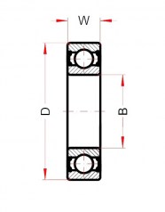 Подшипник Высокотемпературные подшипники Подшипник 6202 BHTS ZZ C4 220°-250° (BECO) по выгодным ценам Орёл